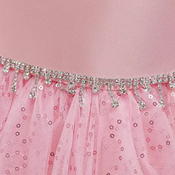 NWT Beautiful Sparkling Bling Rhinestone Sequins Christmas Or Flower Gir… - Picture 7 of 16